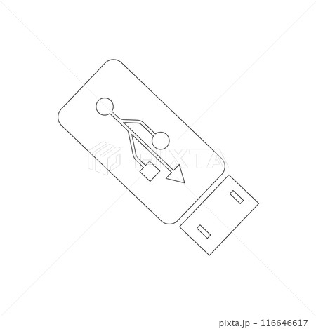 usb icon vector illustration design usb icon vector illustration design 116646617
