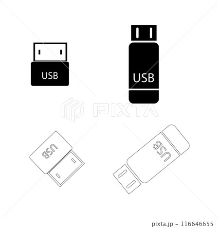 usb icon vector illustration design 116646655