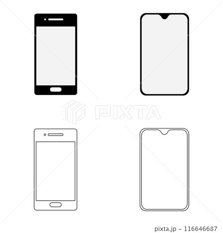 hand phone logo 116646687