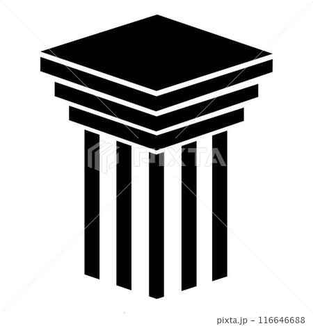 simple pillar logo 116646688