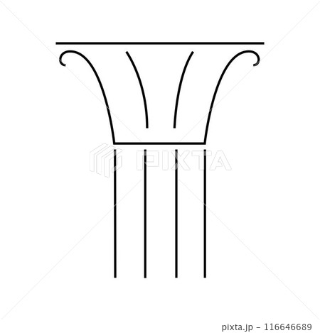 simple pillar logo 116646689