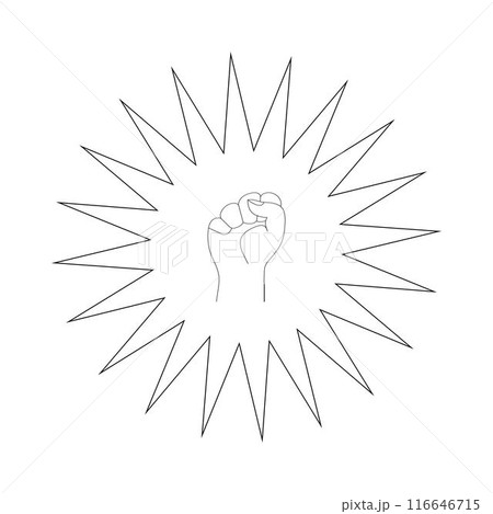 hand clenched logo 116646715