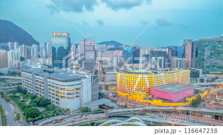 June 21 2024 City scape in Kwun tong, Hong Kong June 21 2024 City scape in Kwun tong, Hong Kong 116647238