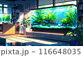 大きな水槽のある部屋 116648035