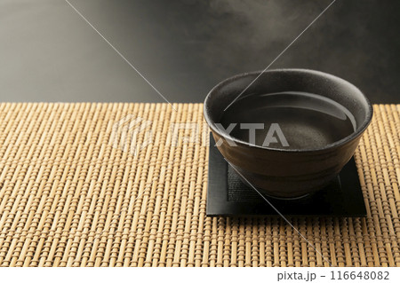 さゆ　白湯　湯気 湯呑み 116648082
