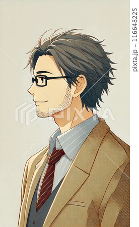 眼鏡をかけたビジネスマン 116648225