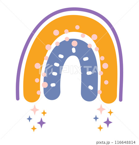 rainbow bohemian style  116648814