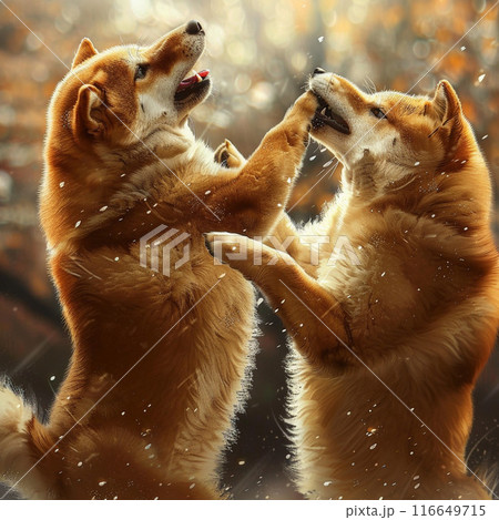 寝ている柴犬 寝ている柴犬 116649715