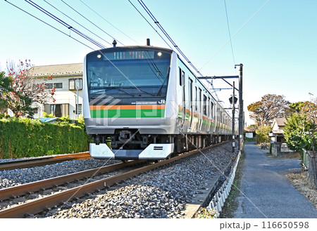 鉄道　JR東日本：高崎線　E233系 116650598