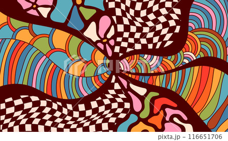 Abstract hippie decor. 116651706