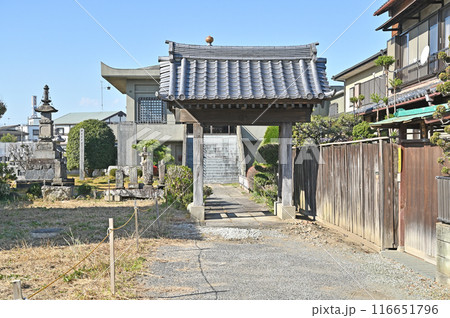 中山道深谷宿：旧中山道　真言宗豊山派　正覚寺　深谷市深谷町 116651796