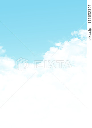 背景素材_青空と雲 116652395