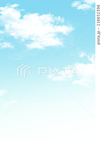 背景素材_青空と雲 116652398