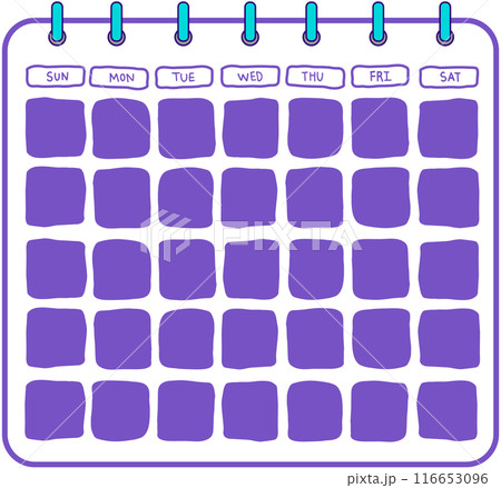 Munsley Calendar Illustration - Diary Design 116653096