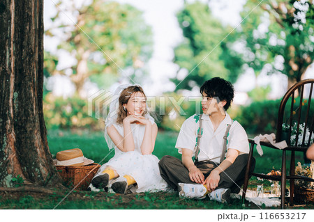 ピクニックウェディング、前撮り撮影 116653217