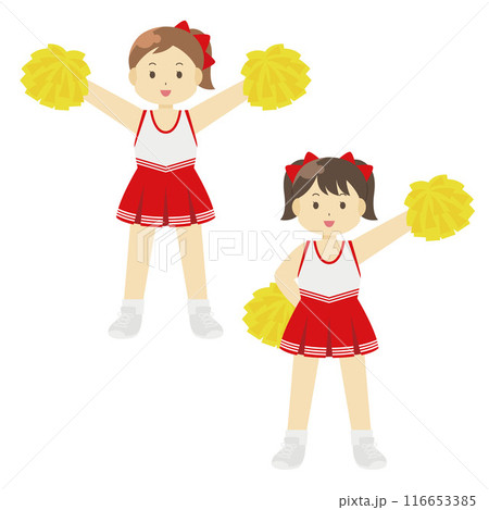 チアガールのイラスト 116653385