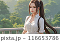 見つめる少女 116653786
