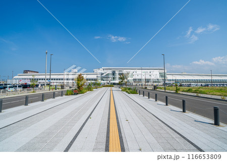 「青森県」八戸駅西口の風景 八戸市 「青森県」八戸駅西口の風景 八戸市 116653809