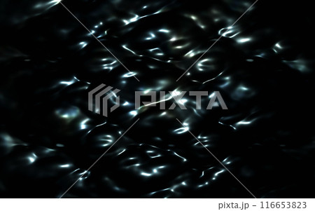 3d surface abstract background. blue colors, liquid glass wave texture, 3d illustration render 116653823