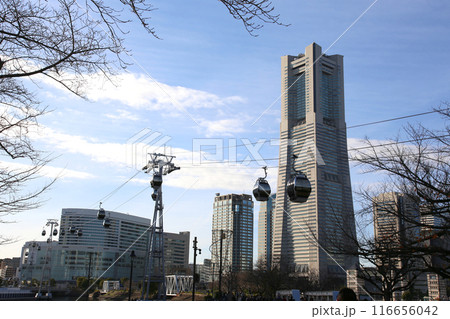 横浜観光　横浜　横浜エアキャビン　横浜日本大通り　横浜公園 彼我庭園　横浜みなとみらい　神奈川県庁 116656042