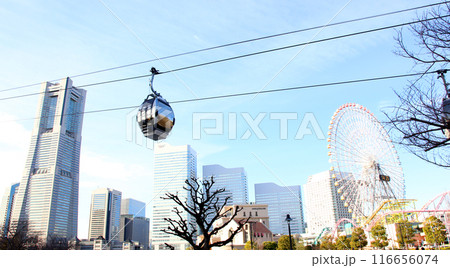 横浜観光　横浜　横浜エアキャビン　横浜日本大通り　横浜公園 彼我庭園　横浜みなとみらい　神奈川県庁 116656074