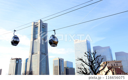 横浜観光　横浜　横浜エアキャビン　横浜日本大通り　横浜公園 彼我庭園　横浜みなとみらい　神奈川県庁 116656075