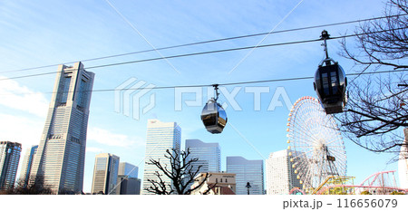横浜観光　横浜　横浜エアキャビン　横浜日本大通り　横浜公園 彼我庭園　横浜みなとみらい　神奈川県庁 116656079
