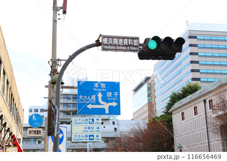 横浜観光　横浜　横浜エアキャビン　横浜日本大通り　横浜公園 彼我庭園　横浜みなとみらい　神奈川県庁 116656469