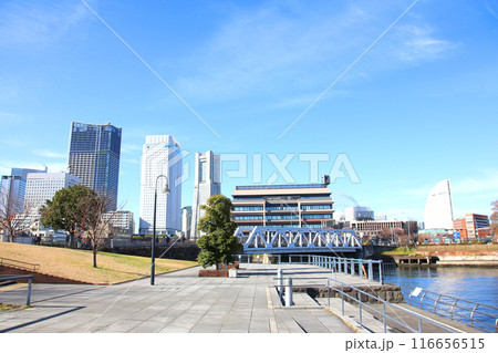 横浜観光　横浜　横浜エアキャビン　横浜日本大通り　横浜公園 彼我庭園　横浜みなとみらい　神奈川県庁 116656515