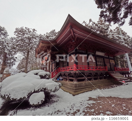 冬の奥州三十三観音大嶽山興福寺 冬の奥州三十三観音大嶽山興福寺 116659001
