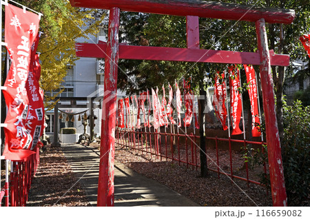 中山道深谷宿：西嶋稲荷神社　深谷市田所町 116659082