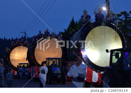 綴子神社例大祭 宵宮 出陣行列 116659114