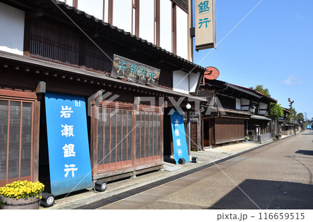 岩瀬街並み　　富山県富山市 116659515