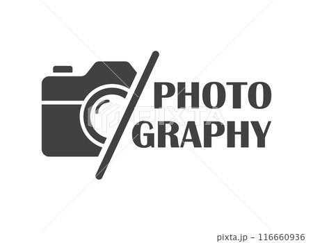 Camera icon in flat style. Photography vector illustration on isolated background. Photo sign business concept. 116660936