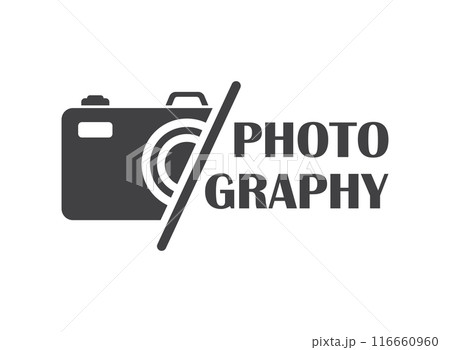 Camera icon in flat style. Photography vector illustration on isolated background. Photo sign business concept. 116660960