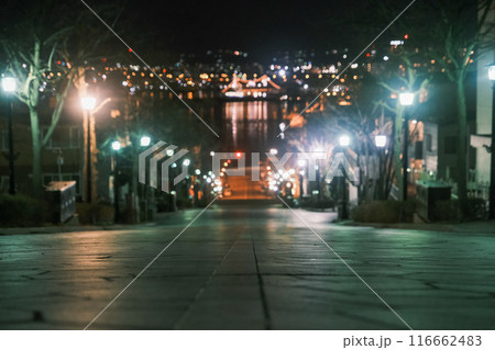 【#函館】八幡坂から見た夜景 116662483