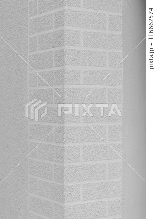 Angle Grey Column Element Detail Architecture Object Brick Abstract Pattern Exterior 116662574