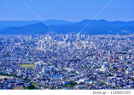 札幌市上空からの眺め 札幌市上空からの眺め 116663105