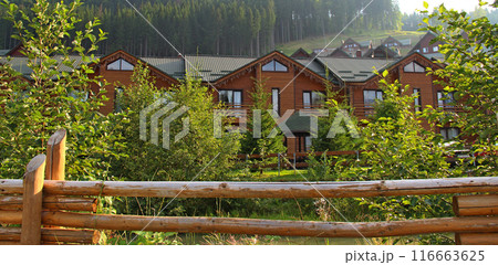 Wooden Log Villa At Green Nature Resort Wooden Log Villa At Green Nature Resort 116663625