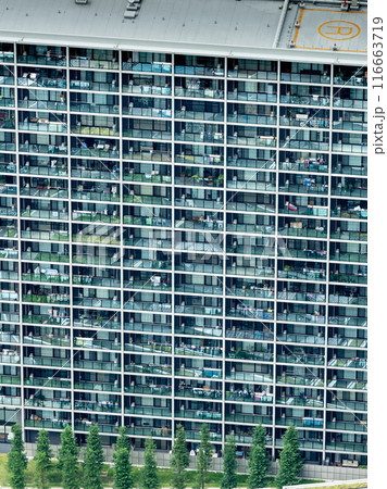マンション　集合住宅　ハコ 116663719