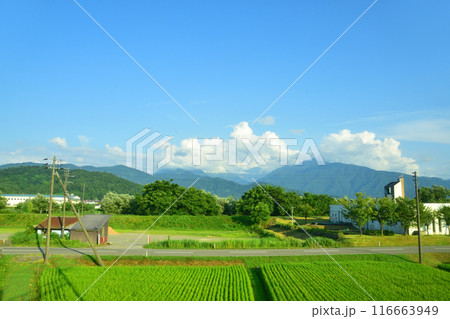 JR東日本上越線の越後川口駅から八色駅までの車窓風景(2022年夏) 116663949