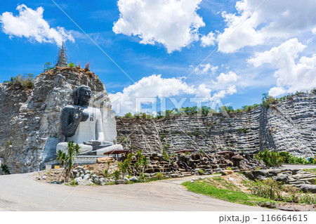 Wat Khao Tham Thiam is landmark in Thailand Wat Khao Tham Thiam is landmark in Thailand 116664615