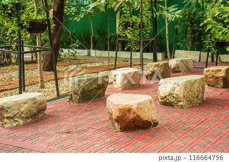 Stone chair 116664756