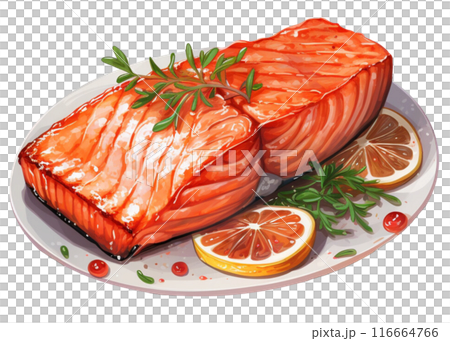 Salmon Steak 116664766