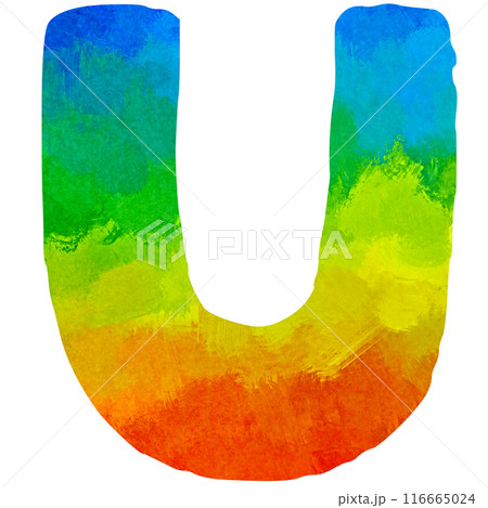 ABC colorful english letters 116665024