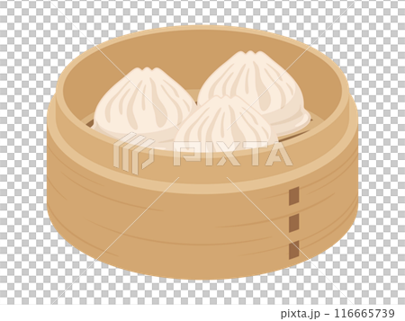 竹蒸籠小籠包圖解 竹蒸籠小籠包圖解 116665739