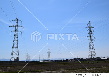 送電塔 高電圧交流 116667900