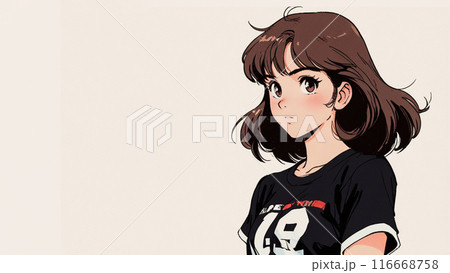 80年代・90年代レトロかわいい女の子 116668758