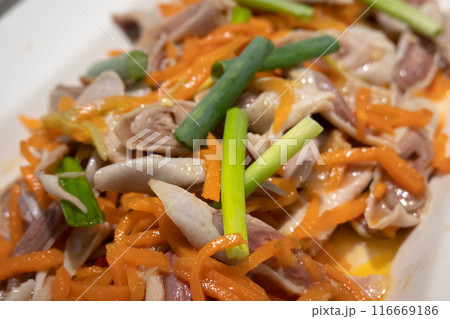 stir-fried pork intestines 116669186