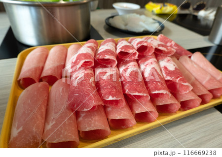 thinly sliced meat platter thinly sliced meat platter 116669238